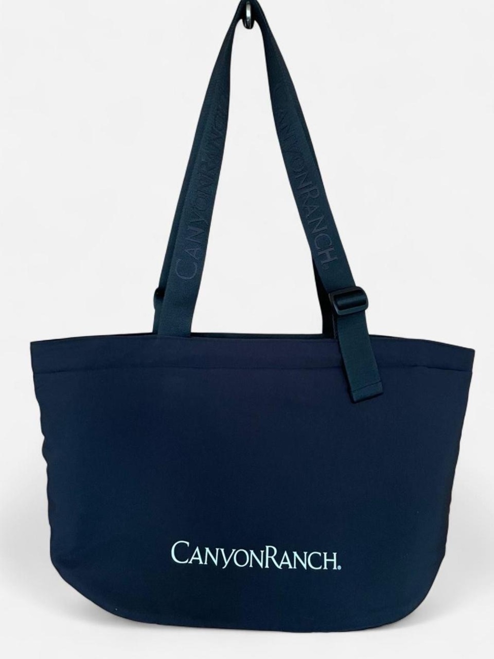 Canyon Ranch Resort Spa Zip Top Black Logo Tote Bag Gym Bag Travel Exclusive